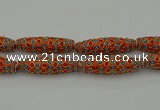 CIB635 16*60mm rice fashion Indonesia jewelry beads wholesale