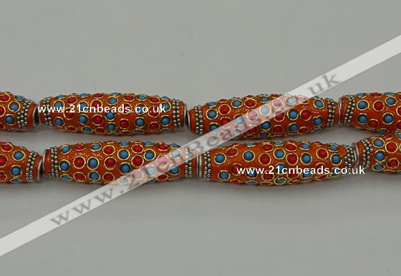 CIB635 16*60mm rice fashion Indonesia jewelry beads wholesale