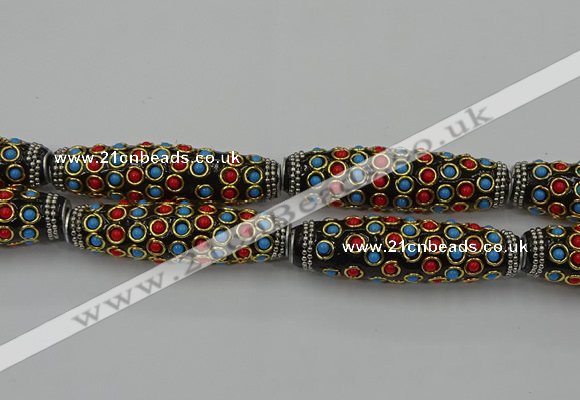 CIB640 16*60mm rice fashion Indonesia jewelry beads wholesale