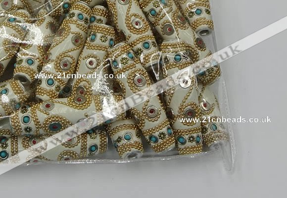 CIB660 16*60mm rice fashion Indonesia jewelry beads wholesale