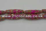 CIB664 16*60mm rice fashion Indonesia jewelry beads wholesale