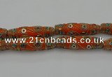 CIB667 16*60mm rice fashion Indonesia jewelry beads wholesale