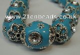 CIB82 16*22mm oval fashion Indonesia jewelry beads wholesale