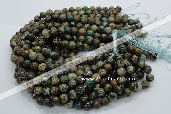 CIJ03 15.5 inches 12mm round impression jasper beads wholesale