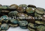 CIJ11 15.5 inches 8*10mm oval impression jasper beads wholesale