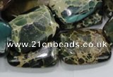 CIJ20 15.5 inches 18*25mm rectangle impression jasper beads wholesale