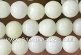 CIJ200 15.5 inches 4mm round ivory jade beads wholesale