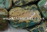 CIJ22 15.5 inches 30*40mm rectangle impression jasper beads wholesale