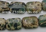 CIJ36 15.5 inches 13*18mm rectangle impression jasper beads wholesale