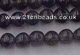 CIL100 15.5 inches 4mm round iolite gemstone beads wholesale