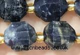 CIL130 15 inches 9*10mm faceted iolite beads wholesale