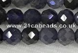 CIL50 15.5 inches 6mm faceted round iolite gemstone beads