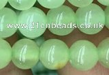 CJB309 15.5 inches 6mm round dyed green jade gemstone beads