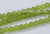 CKA02 15.5 inches 5mm round Korean jade gemstone beads