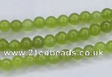 CKA03 15.5 inches 6mm round Korean jade gemstone beads