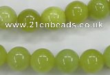 CKA07 15.5 inches 14mm round Korean jade gemstone beads