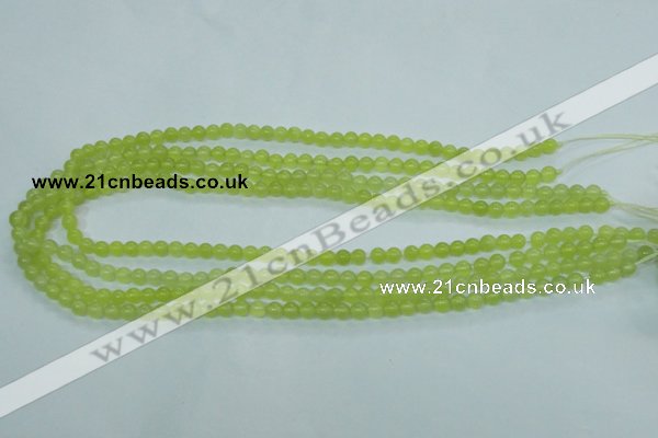 CKA102 15.5 inches 5mm round Korean jade gemstone beads