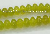 CKA11 15.5 inches 6*10mm rondelle Korean jade gemstone beads