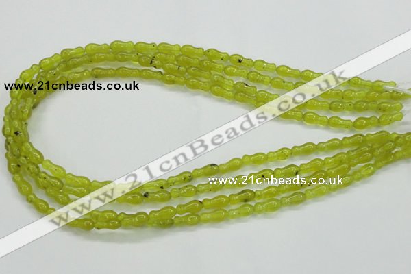 CKA18 15.5 inches 5*11mm bone Korean jade gemstone beads