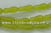 CKA19 15.5 inches 7*15mm bone Korean jade gemstone beads