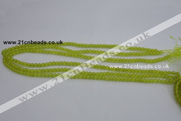 CKA201 15.5 inches 4mm round Korean jade gemstone beads