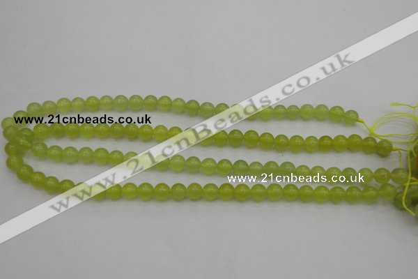 CKA203 15.5 inches 8mm round Korean jade gemstone beads