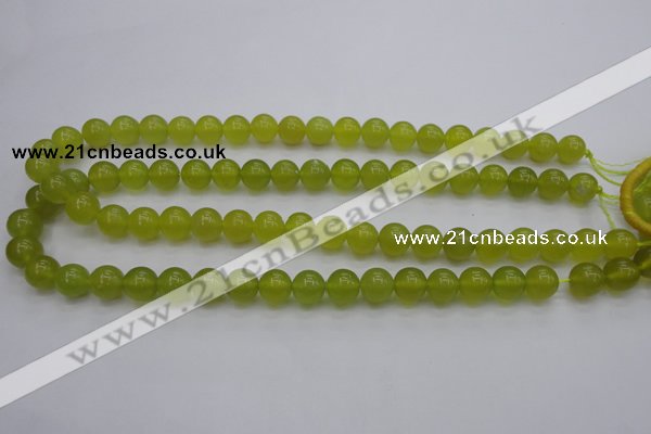 CKA204 15.5 inches 10mm round Korean jade gemstone beads