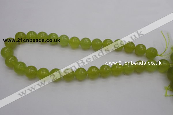 CKA206 15.5 inches 14mm round Korean jade gemstone beads