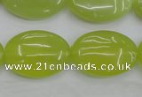 CKA250 15.5 inches 18*25mm oval Korean jade gemstone beads