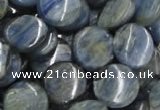 CKC03 16 inches 30mm flat round natural kyanite beads wholesale