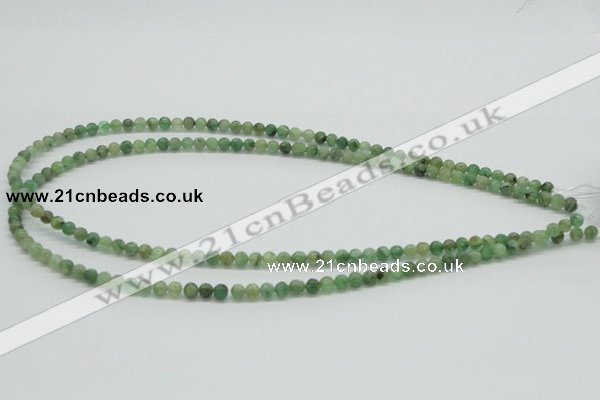 CKC100 16 inches 5mm round natural green kyanite beads wholesale