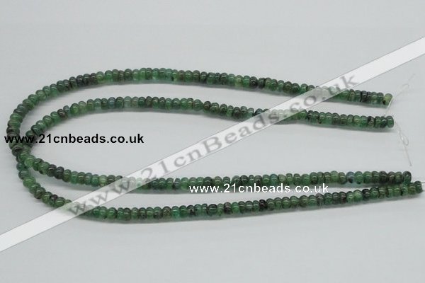 CKC103 16 inches 4*6mm rondelle natural green kyanite beads wholesale