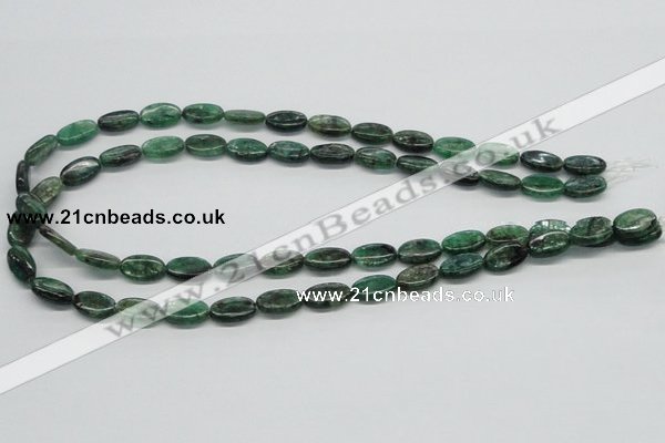CKC111 16 inches 8*14mm oval natural green kyanite beads wholesale