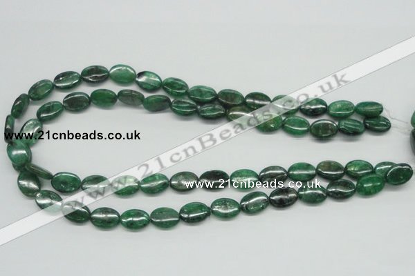 CKC112 16 inches 10*14mm oval natural green kyanite beads wholesale