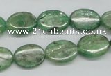 CKC113 16 inches 12*16mm oval natural green kyanite beads wholesale