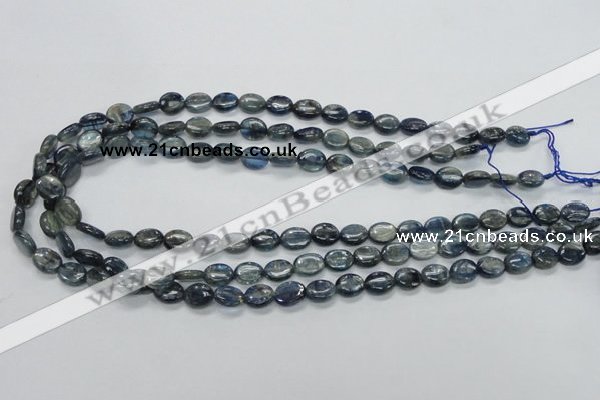 CKC204 15.5 inches 8*10mm oval natural kyanite beads wholesale