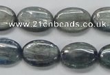 CKC207 15.5 inches 13*18mm oval natural kyanite beads wholesale