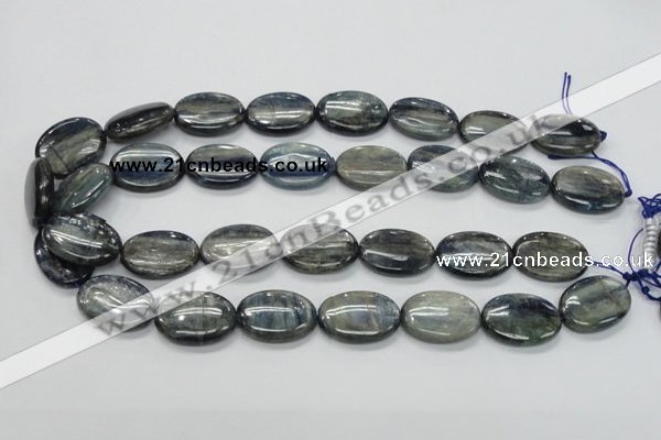 CKC209 15.5 inches 18*25mm oval natural kyanite beads wholesale