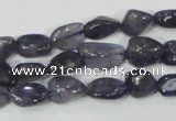 CKC218 15.5 inches 10*14mm nugget natural kyanite gemstone beads