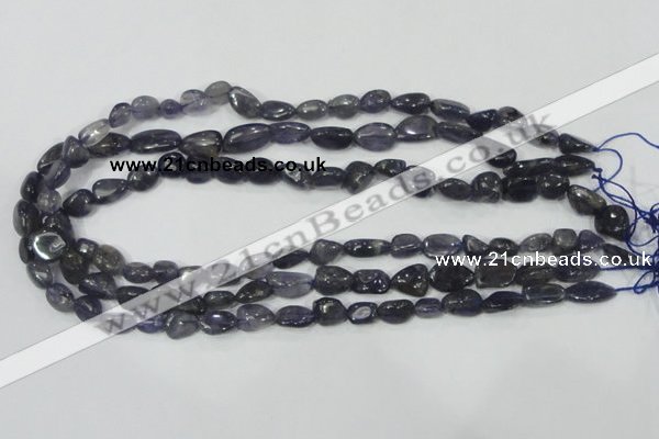 CKC218 15.5 inches 10*14mm nugget natural kyanite gemstone beads