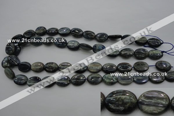 CKC228 15.5 inches 12*16mm oval natural kyanite beads wholesale