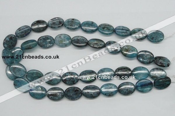 CKC25 16 inches 15*20mm oval natural kyanite beads wholesale