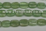 CKC260 15.5 inches 8*10mm rectangle natural green kyanite beads