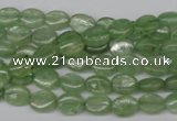 CKC265 15.5 inches 6*8mm oval natural green kyanite beads