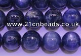 CKC404 15.5 inches 8mm round A grade natural blue kyanite beads