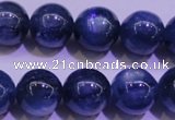 CKC425 15.5 inches 9.5mm round AAA grade natural blue kyanite beads