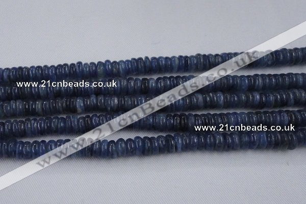 CKC503 15.5 inches 4*10mm rondelle natural Brazilian kyanite beads