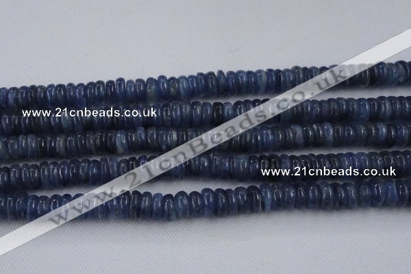 CKC504 15.5 inches 4*12mm rondelle natural Brazilian kyanite beads