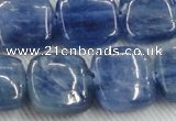 CKC525 15.5 inches 16mm square natural Brazilian kyanite beads