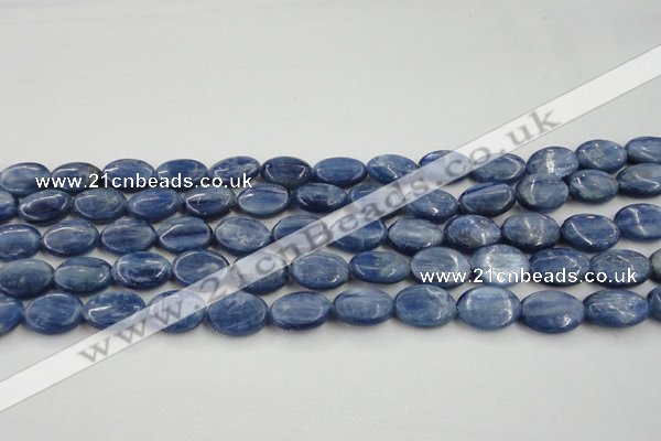 CKC532 15.5 inches 8*10mm oval natural Brazilian kyanite beads